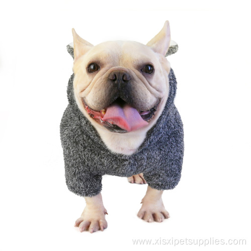 Wholesale new autumn coral bear style dog clothes